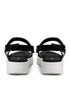 Sandalia Negra Confort Slingback 38101